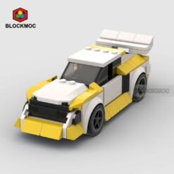 Audi Quattro Yellow and White