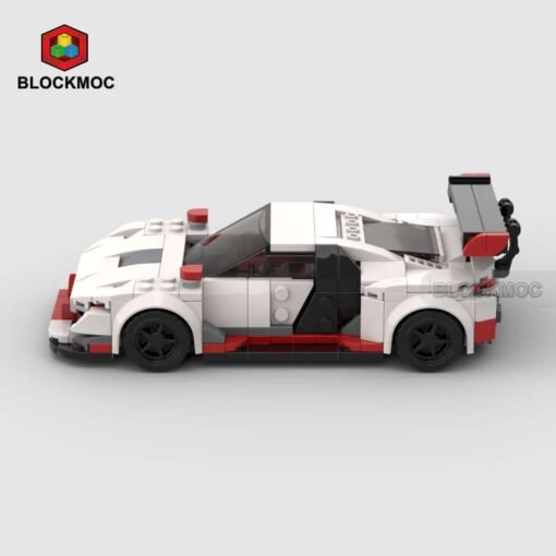 Audi R8 Red and White - Image 3