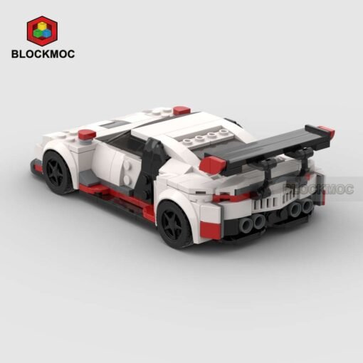 Audi R8 Red and White - Image 2